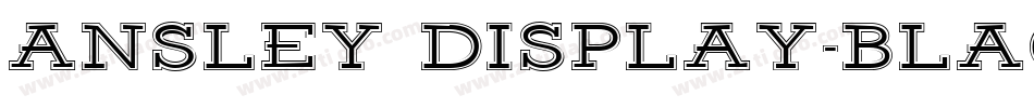 Ansley Display-Black字体转换